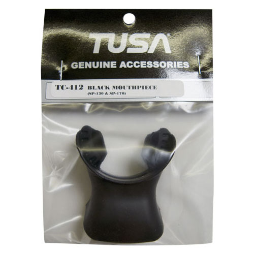 Tusa Replacement Snorkel Mouthpiece - Black (TC-412)