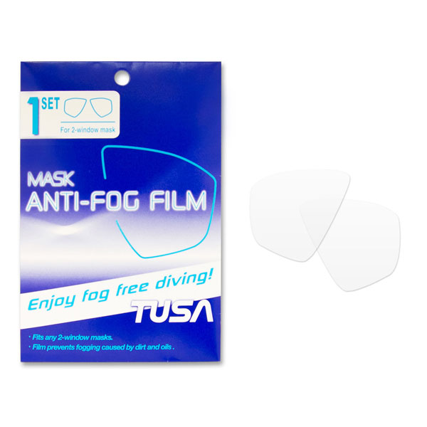 Tusa Mask Anti-Fog Film - Twin Lens