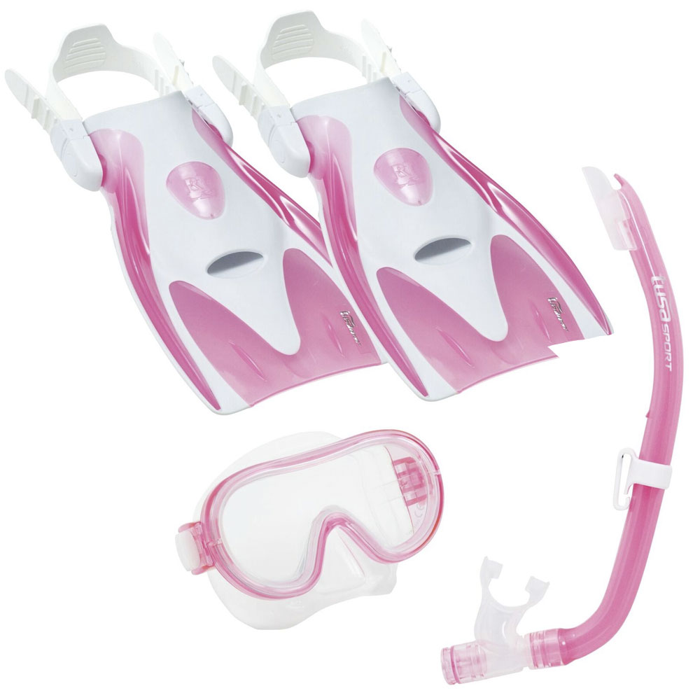 Tusa Sport Mini-Platina Child Mask Snorkel Fin Set (4-6 yrs)