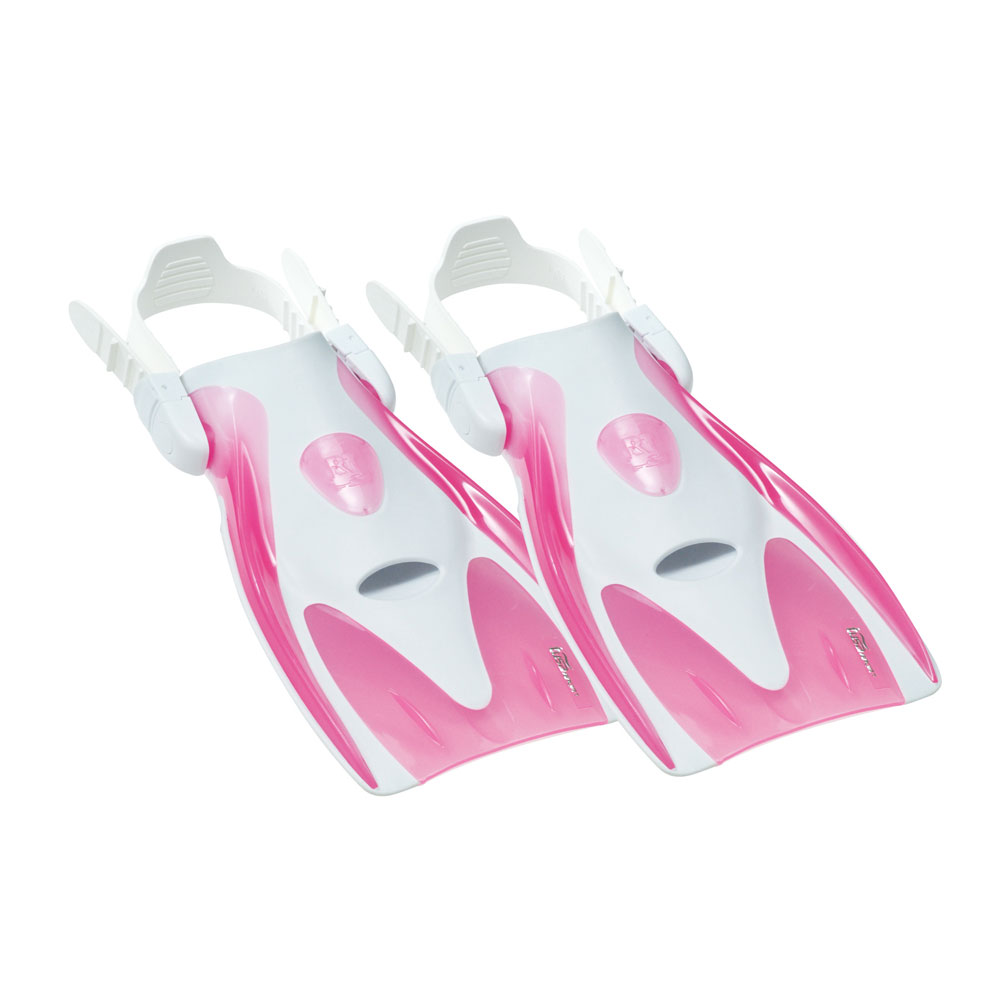 Tusa Sport Reef Tourer Snorkel Fins - Open Heel Barefoot-Pink| M