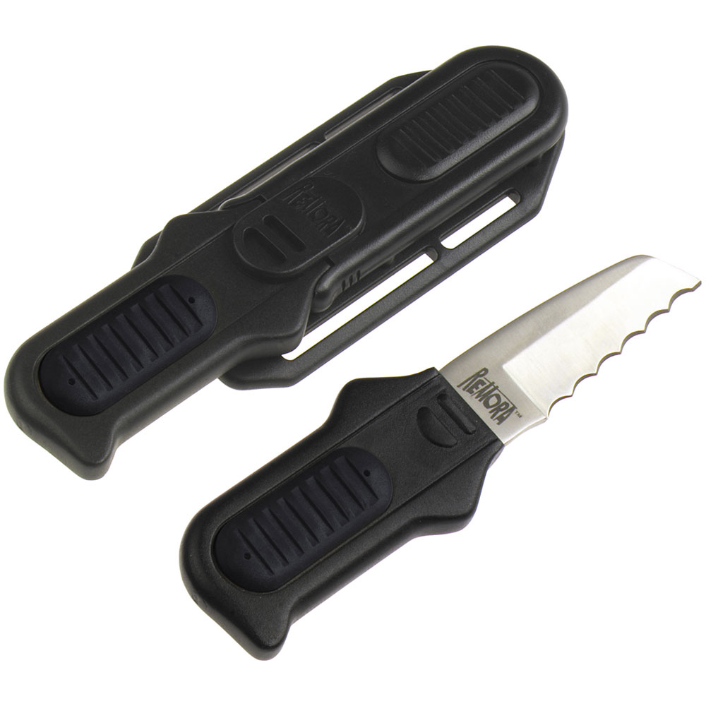 Underwater Kinetics Remora Hydralloy Compact BC Knife, Blunt Tip - Click Image to Close